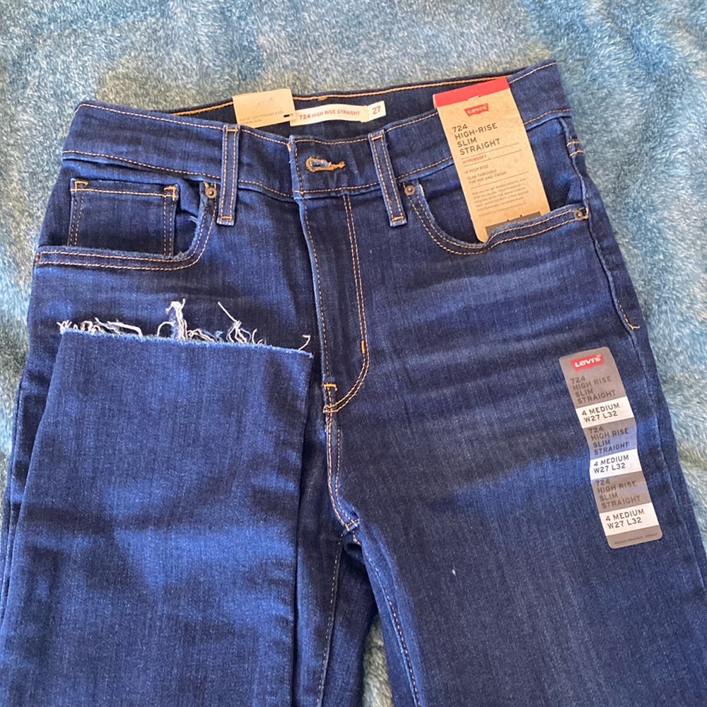 Levi NWT high-rise slim straight jeans